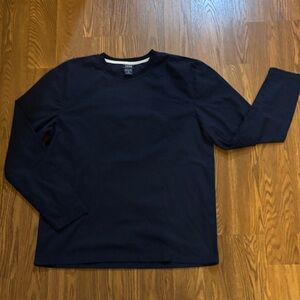Izod Dark Blue Long Sleeve Tee